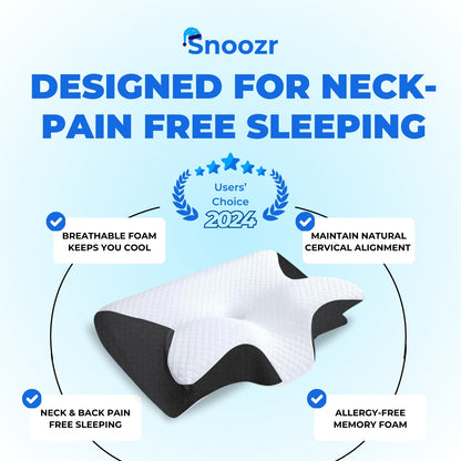 Snoozr© Contour Relief Pillow